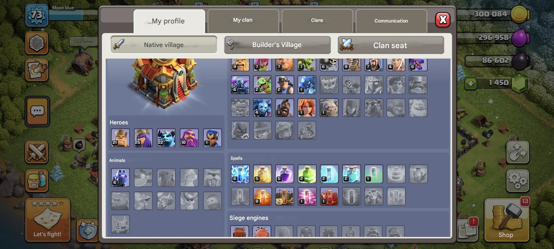 COC567 Maxed TH16 |1400 Games Played | 5 Builders | Nickname Change Available | Many Items & Decorations 